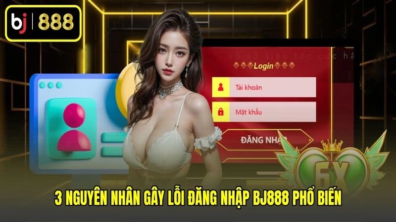 3 nguyên nhân gây lỗi đăng nhập BJ888 phổ biến