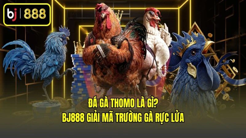 Đá Gà Thomo Là Gì? BJ888 Giải Mã Trường Gà Rực Lửa